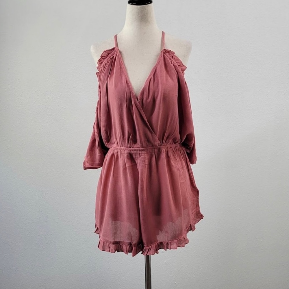 NWT TOPSHOP Romper/Coverup